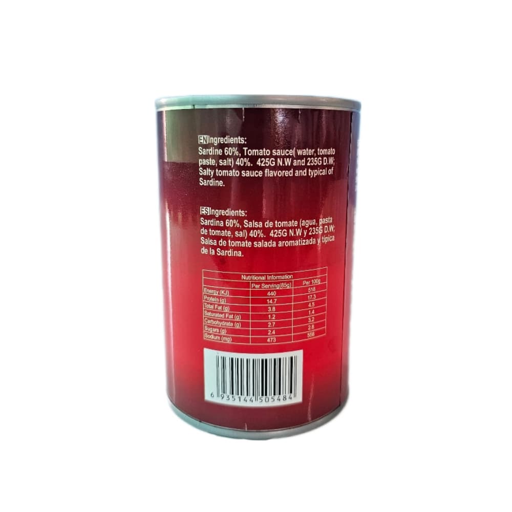 Sardina en salsa de tomate La Sabrosa (425 g / 14.99 oz) - 2