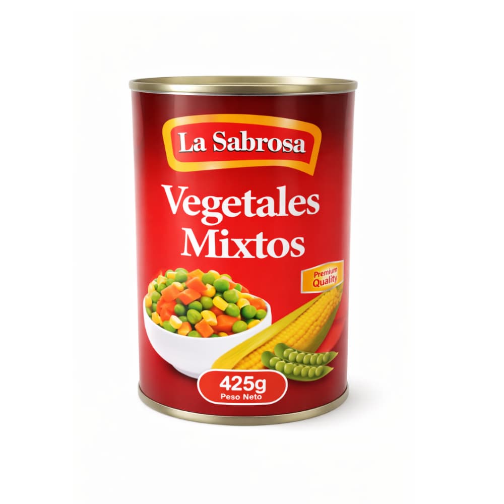 Vegetales mixtos La Sabrosa (425 g / 15 oz)