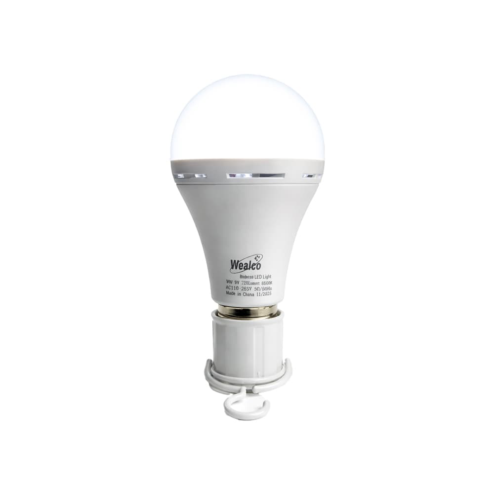 Bombillo Led recargable 9 W Wealco WL9