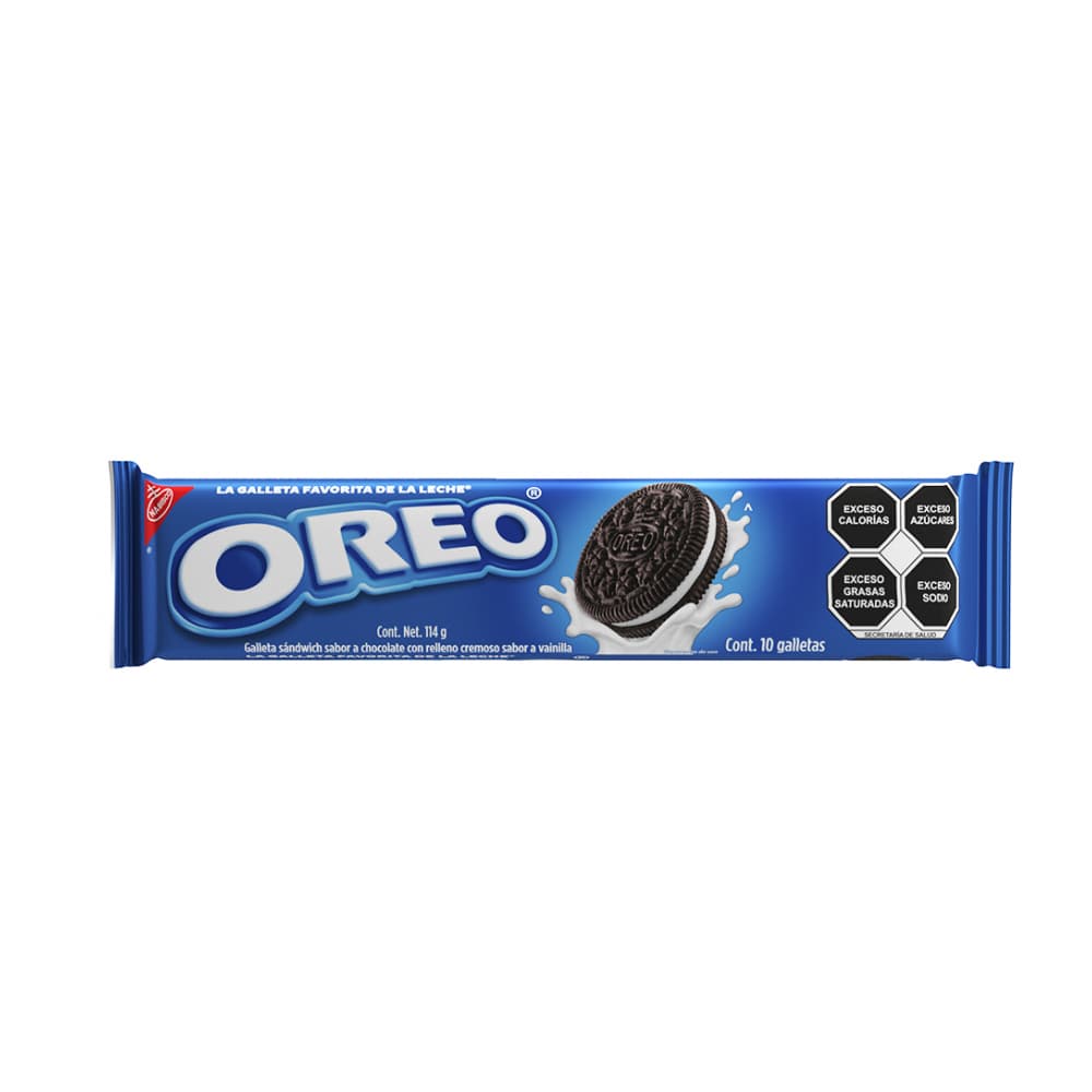 Galletas sándwich sabor a chocolate con relleno cremoso sabor vainilla Oreo (114 g / 4.02 oz) - 2