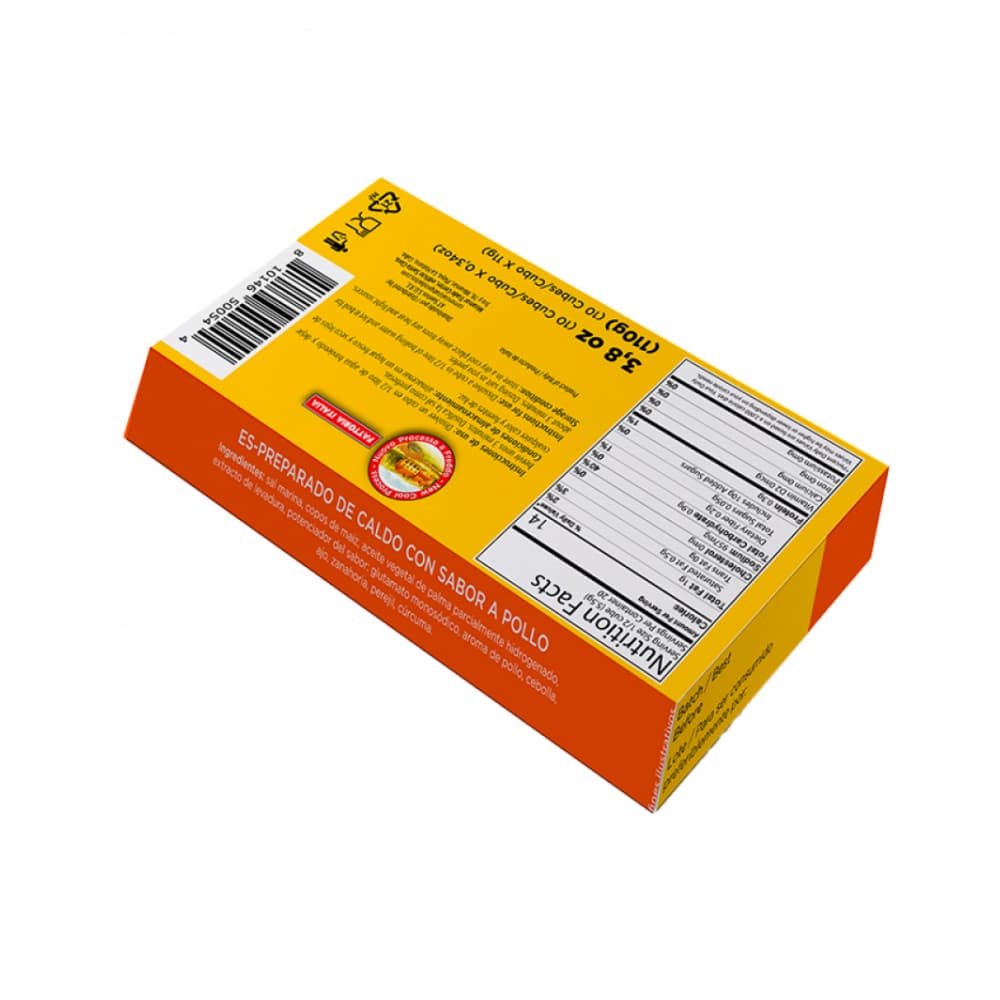 Caja de caldo sabor a pollo YEYA (48 x 110 g / 3.8 oz) - 4