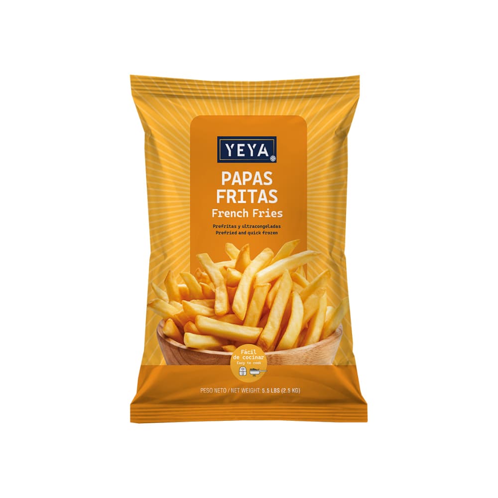 Papas prefritas YEYA (2.5 kg / 5.5 lb)