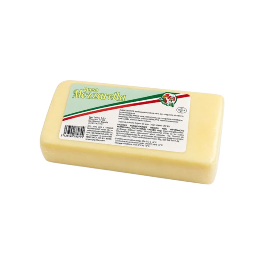 Queso Mozzarella Giorno (2.38 kg / 5.25 lb)