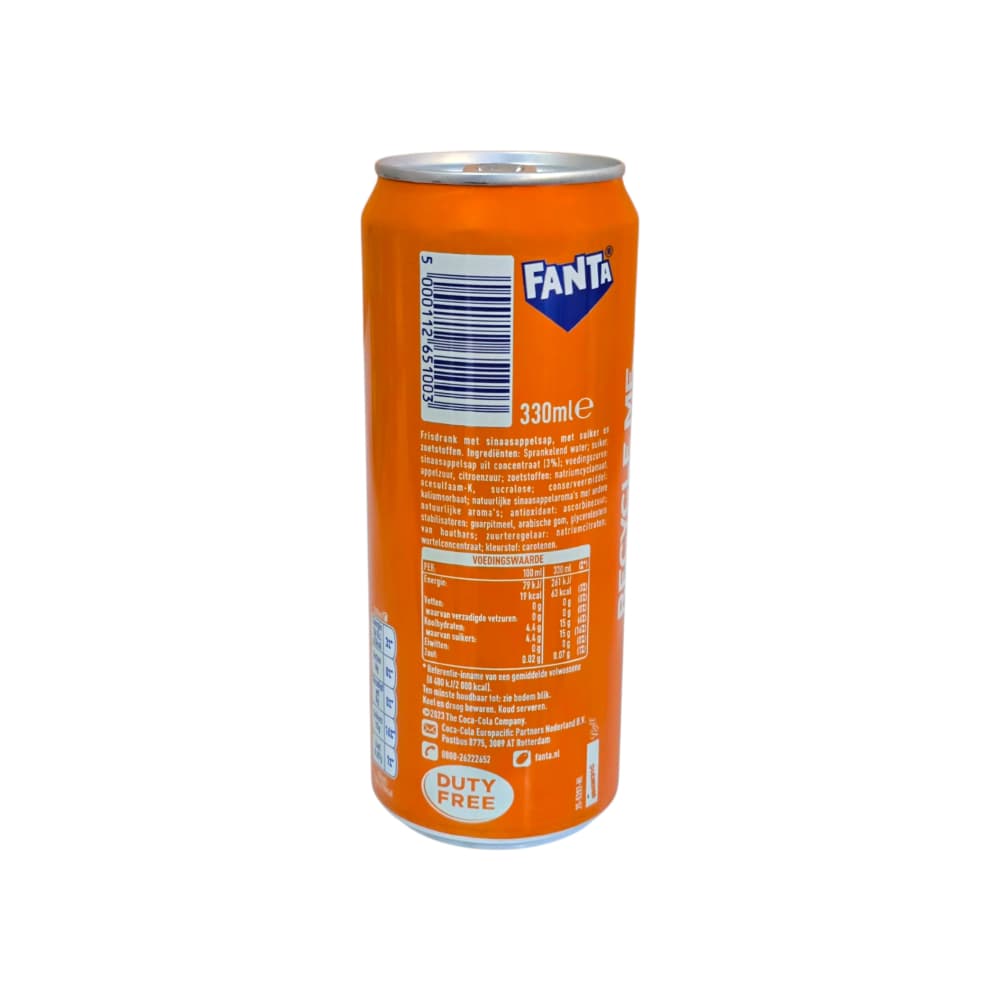 Refresco gaseado de naranja Fanta (330 ml) - 2