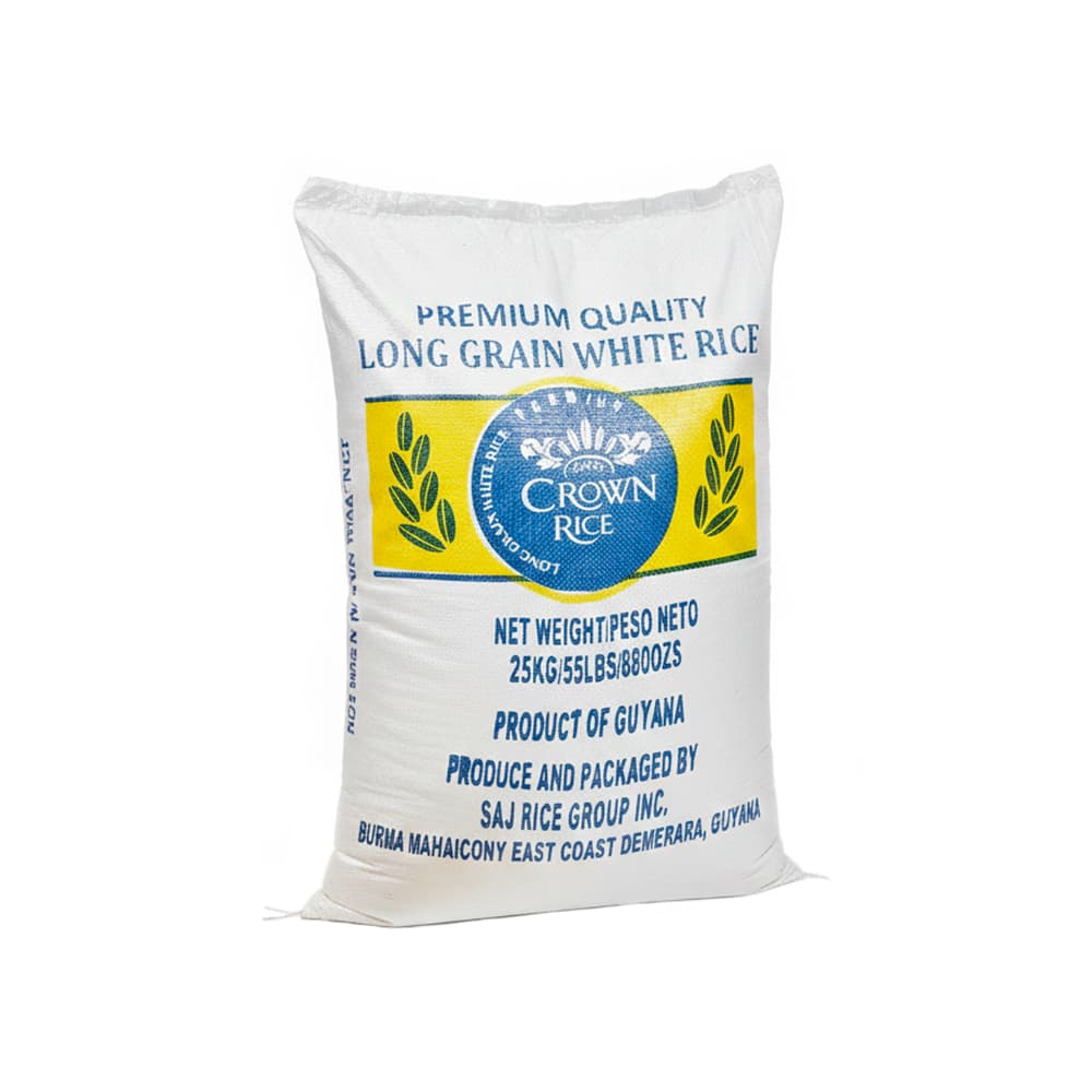 Arroz blanco de grano largo Crown Rice (25 kg / 55.1 lb) - 3