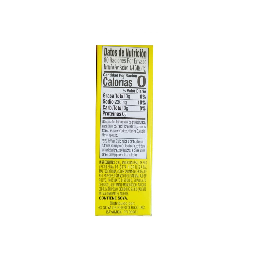 Caldo de res en polvo Goya (80 g / 2.82 oz) - 4