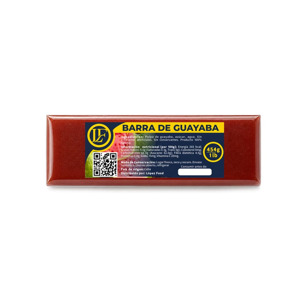 Barra de guayaba LF (454 g / 1 lb)
