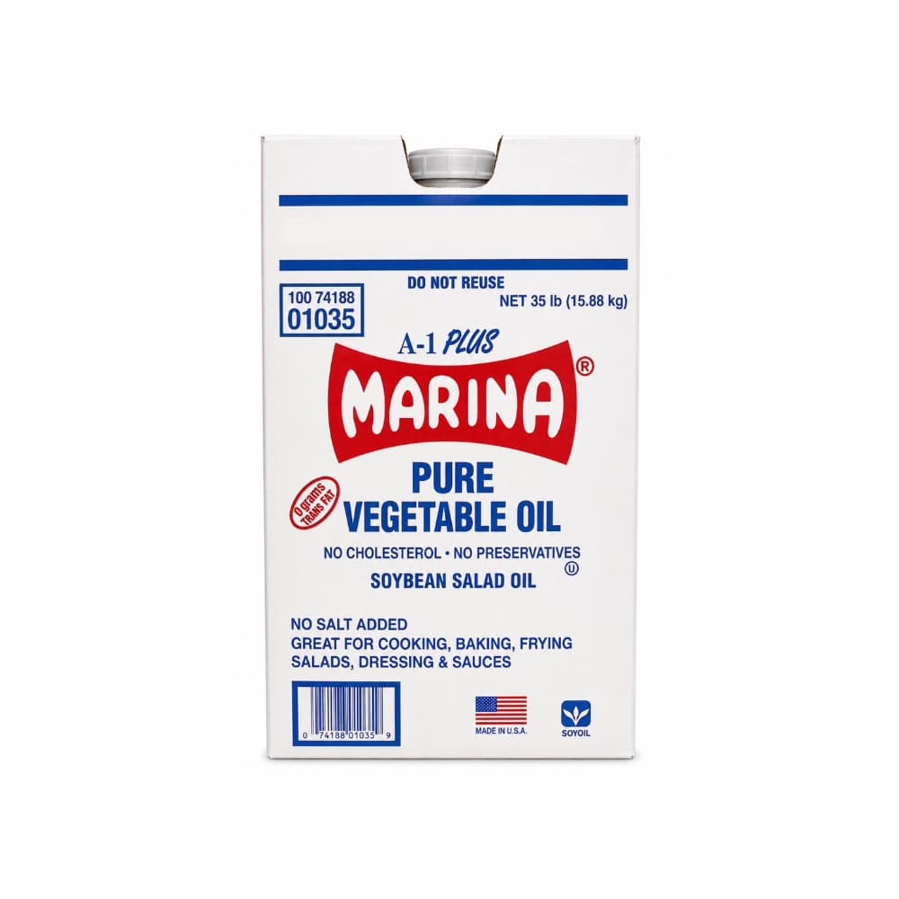Aceite vegetal puro de soya Marina (15.88 kg / 35 lb)
