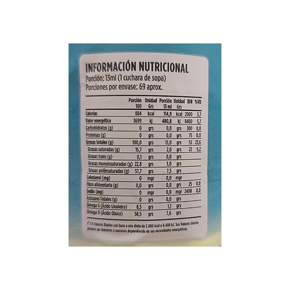 Aceite de soja Casaliva (900 ml) - 2