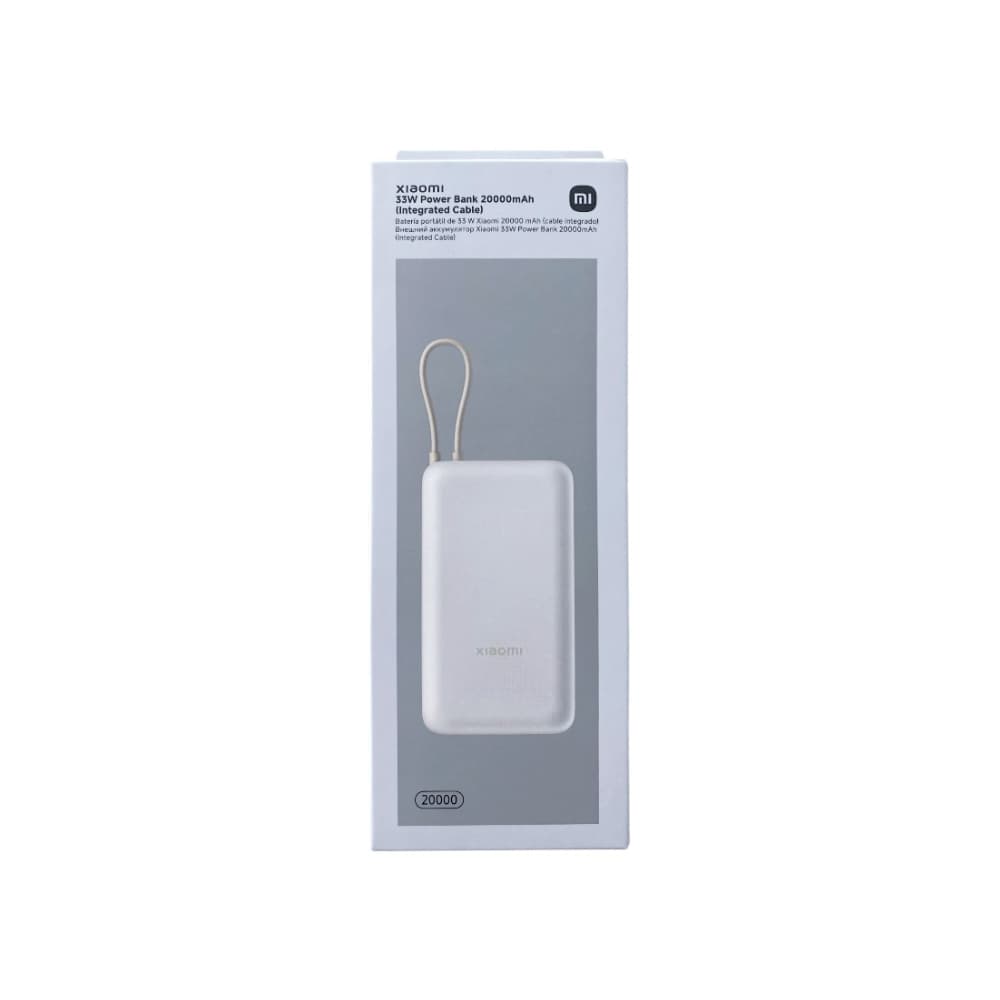 Power bank 33 W 20000 mAh con cable integrado Xiaomi - 2