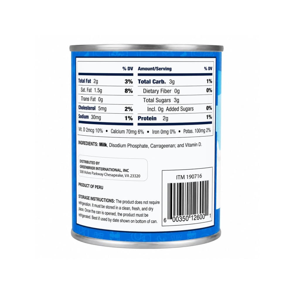 Leche evaporada Founders Street (354 ml / 12 fl oz) - 3