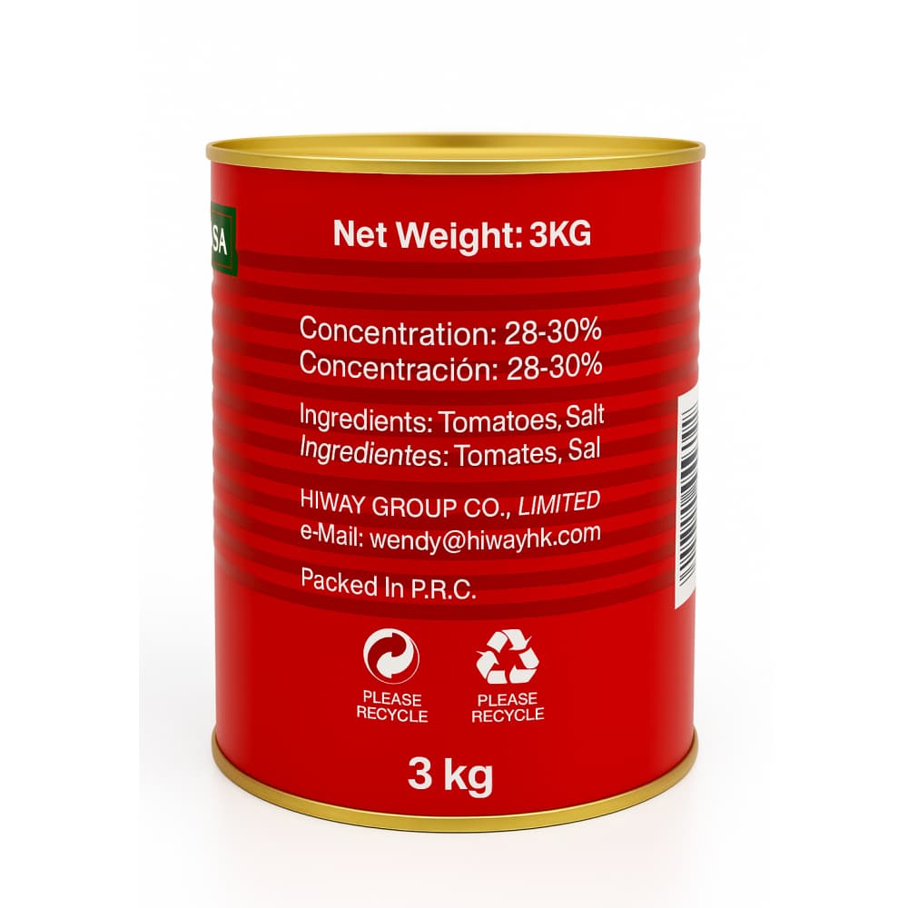 Pasta de tomate Mansana Roja (3 kg / 6.6 lb) - 2