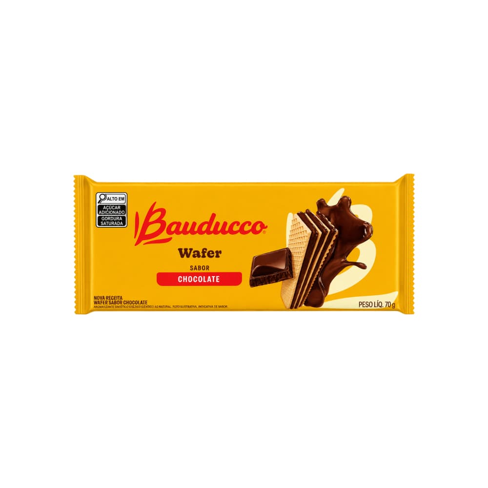 Sorbetos rellenos con crema sabor a chocolate Bauducco (70 g / 2.46 oz)