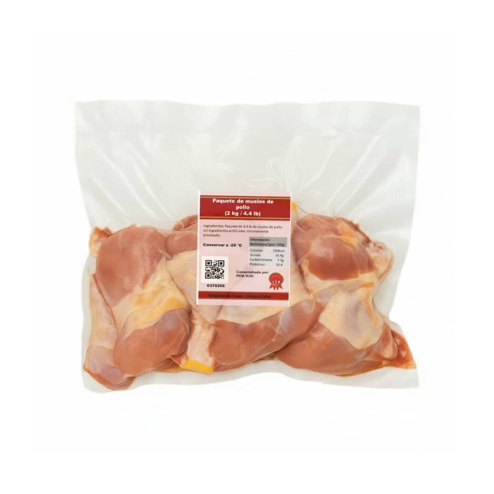 Paquete de muslos de pollo Pida (2 kg / 4.4 lb) - 3