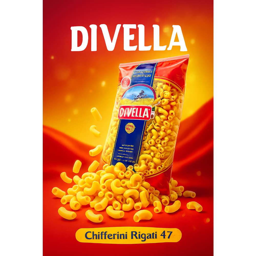 Pasta de macarrones Divella (500 g / 1.10 lb) - 4
