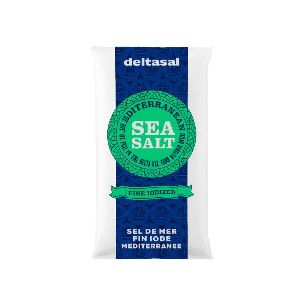 Sal fina marina yodada Deltasal (1 kg / 2.2 lb) - 5