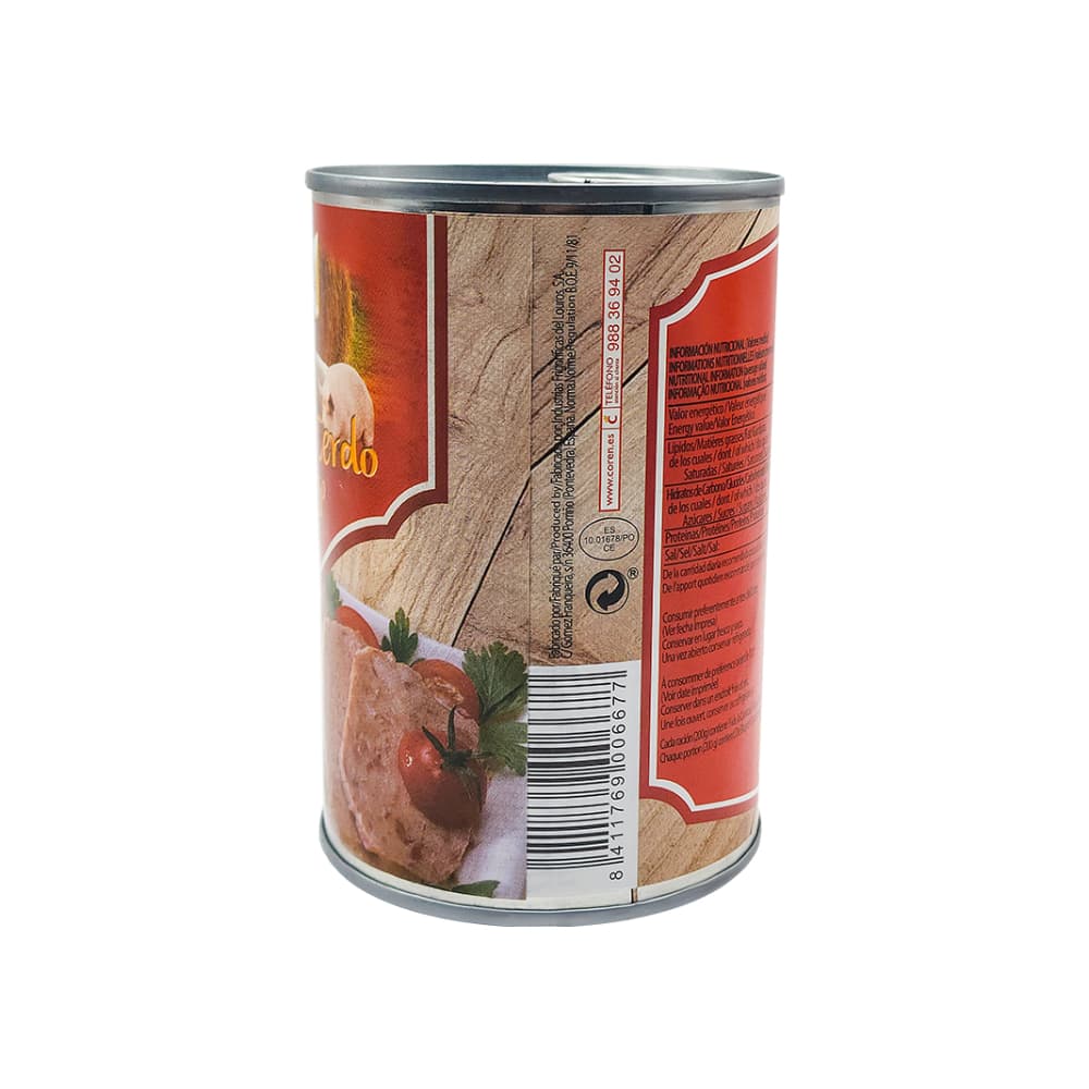 Carne de cerdo en su jugo Coren (400 g / 14.12 oz) - 2