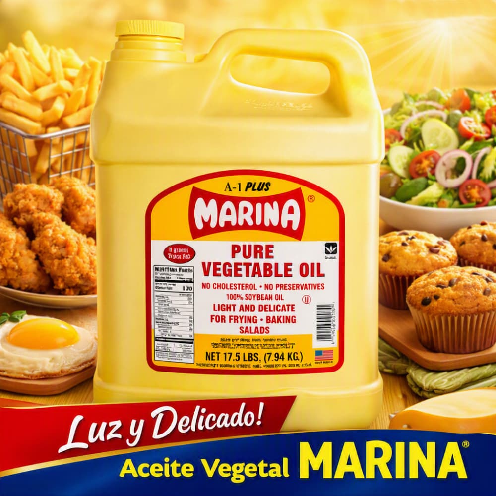 Aceite de soya puro Marina (7.94 kg / 17.5 lb) - 4