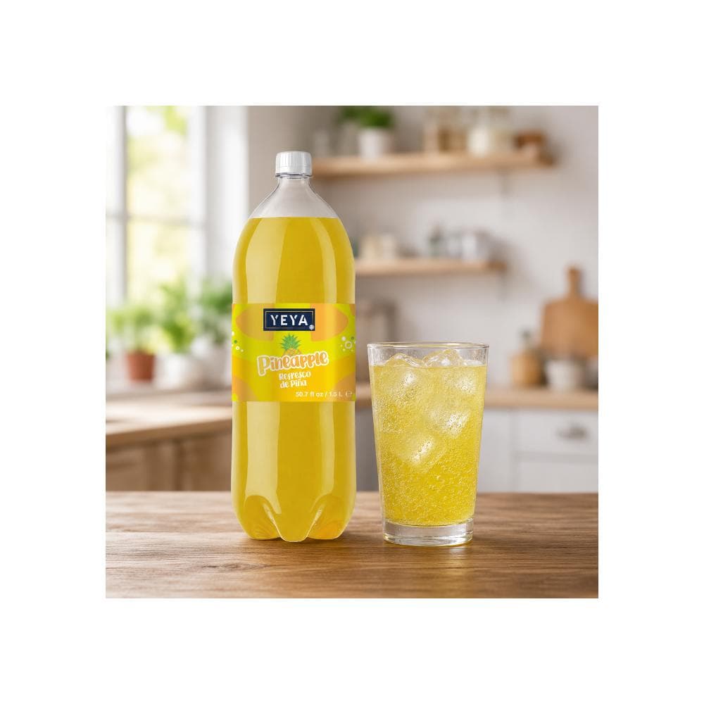 Refresco gaseado de piña YEYA (1.5 L / 50.7 fl oz) - 4