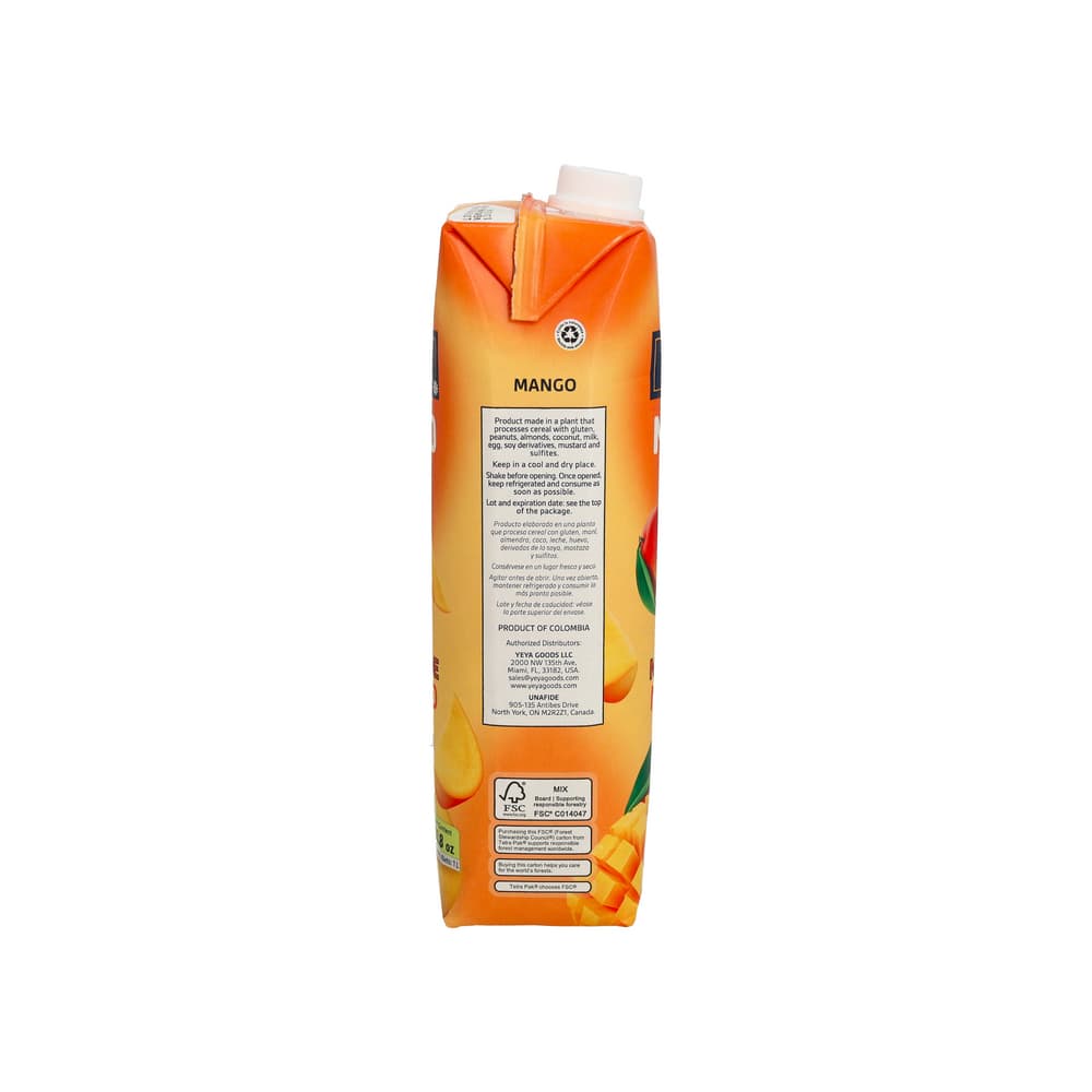 Néctar de mango YEYA (1 L / 33.8 fl oz) - 2