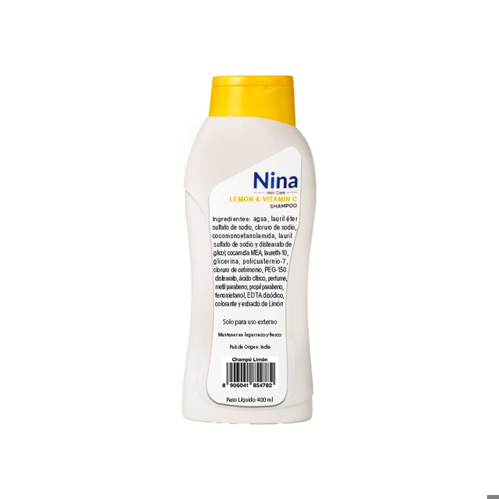 Champú con esencia de limón y vitamina E Nina (400 ml) - 2