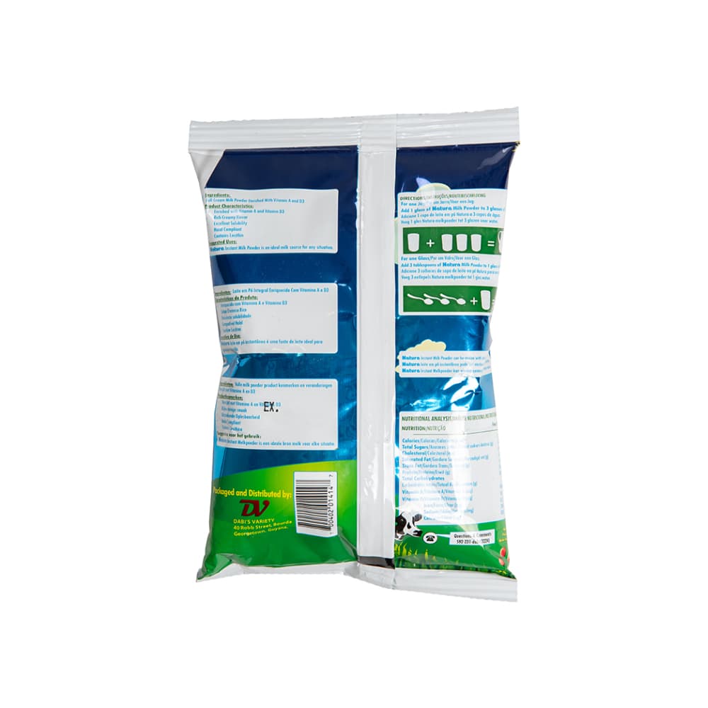 Leche entera en polvo instantánea enriquecida con vitaminas Natura (200 g / 7 oz) - 2