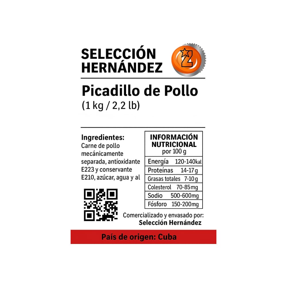 Picadillo de pollo Selección Hernández (1 kg / 2.2 lb) - 3