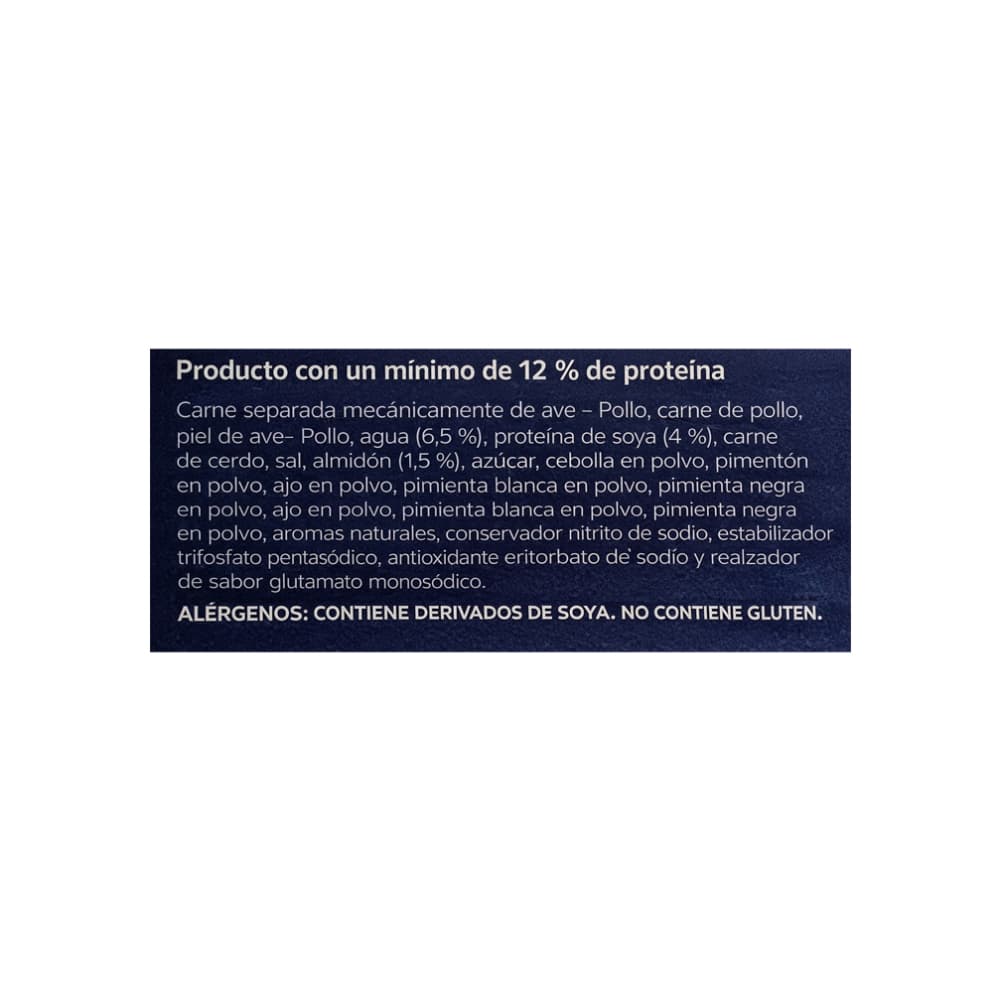 Perro caliente de pollo y cerdo La Favorita Plus (2 kg / 4.4 lb) - 3
