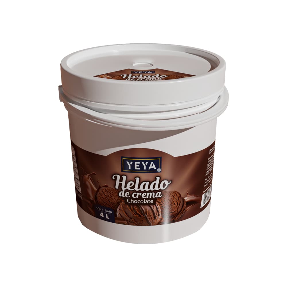 Helado de crema sabor chocolate YEYA (4 L)