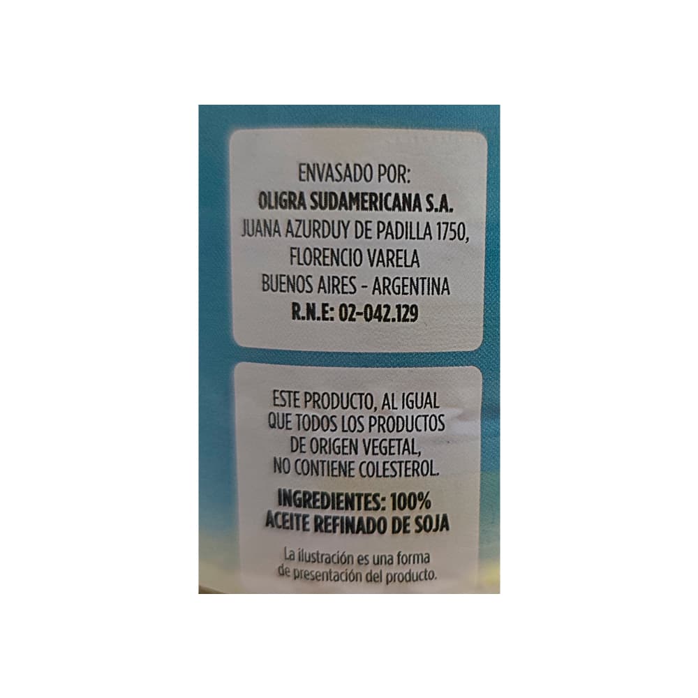Aceite de soja Casaliva (900 ml) - 3