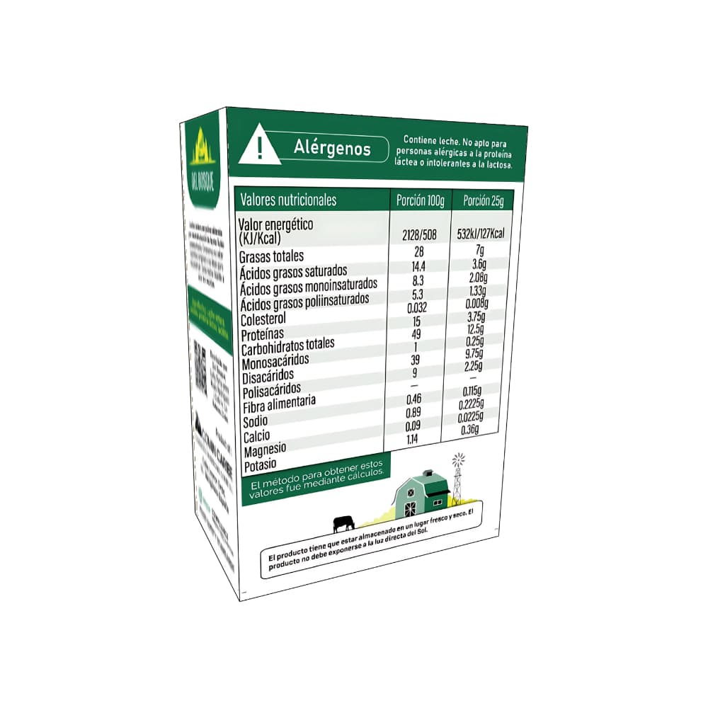 Leche en polvo entera Del Bosque (1 kg / 2.2 lb) - 2