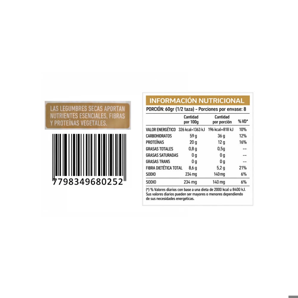 Lentejas DDS Desdelsur (500 g / 1.10 lb) - 8