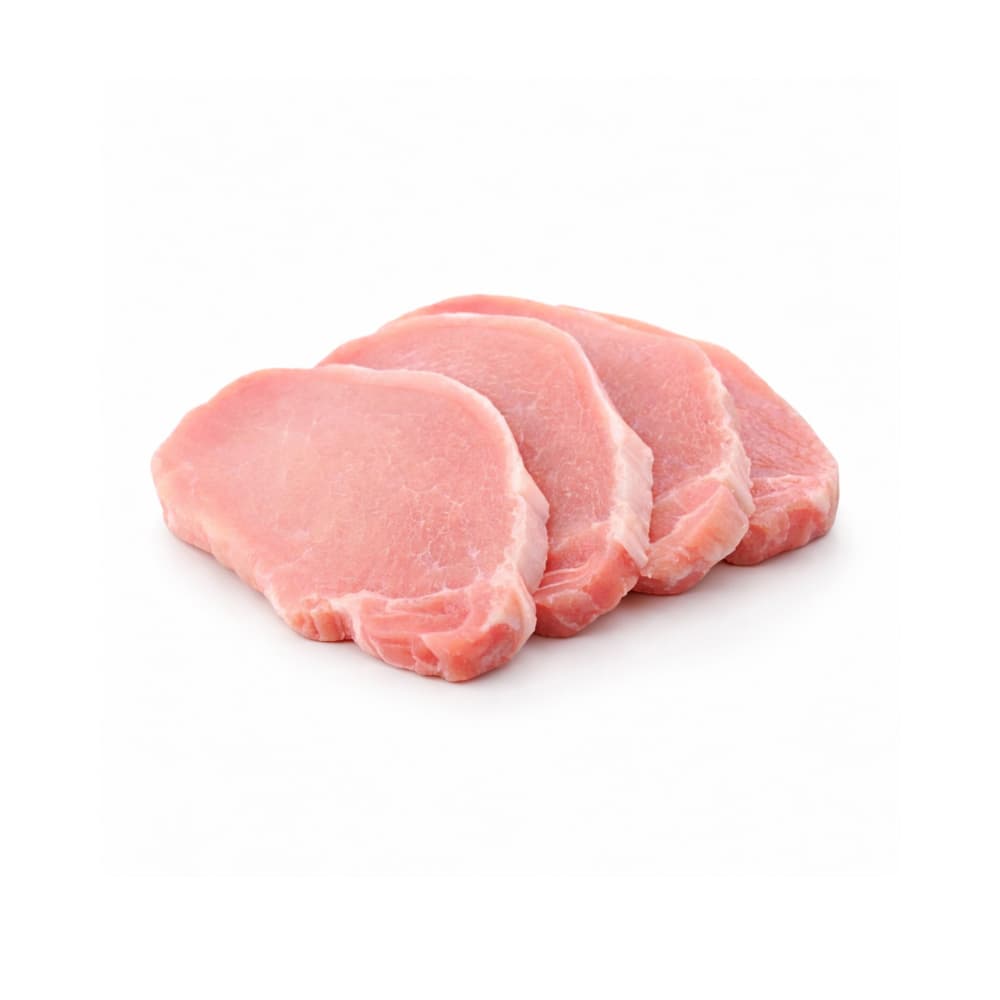 Ruedas de lomo de cerdo sin piel y sin hueso May SM (907 g / 2 lb)