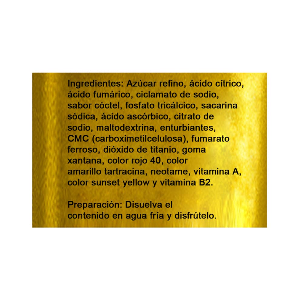 Refresco instantáneo sabor cóctel Piñata (200 g / 7 oz) - 2