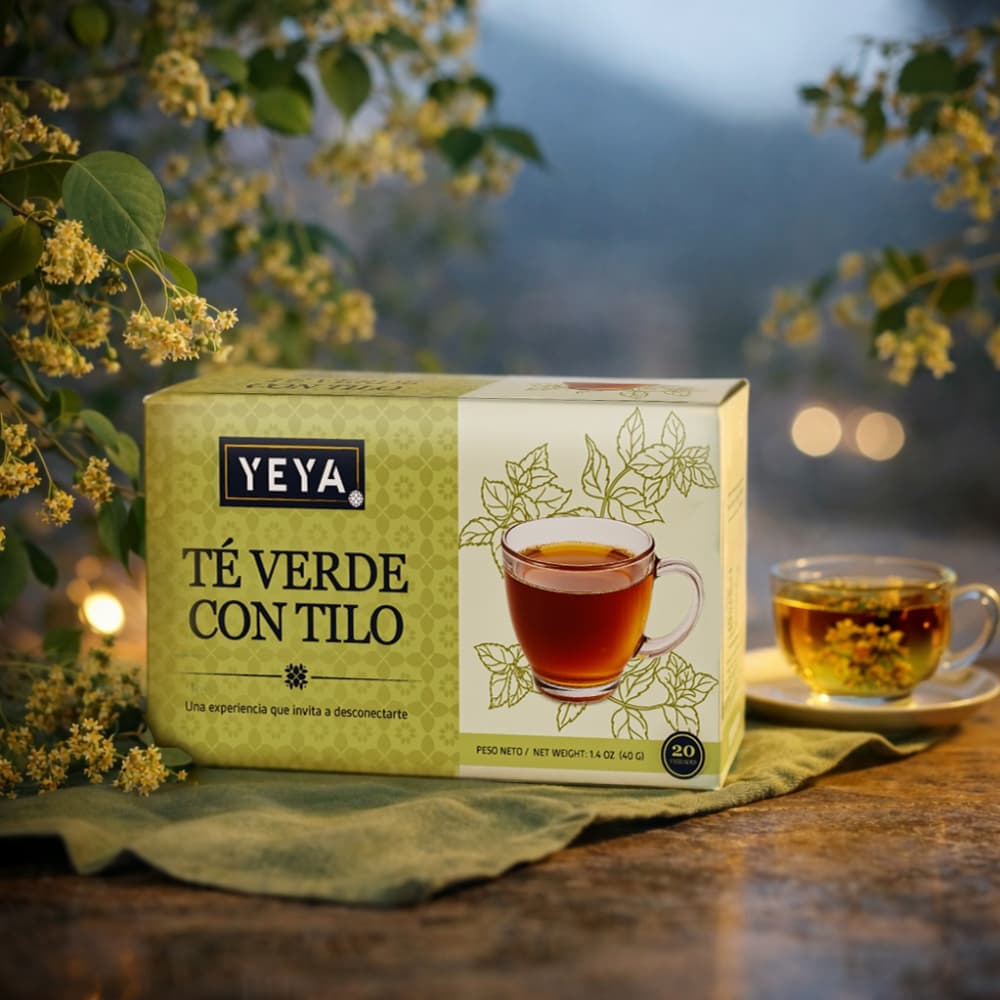 Té verde con tilo YEYA (40 g / 1.4 oz) - 3