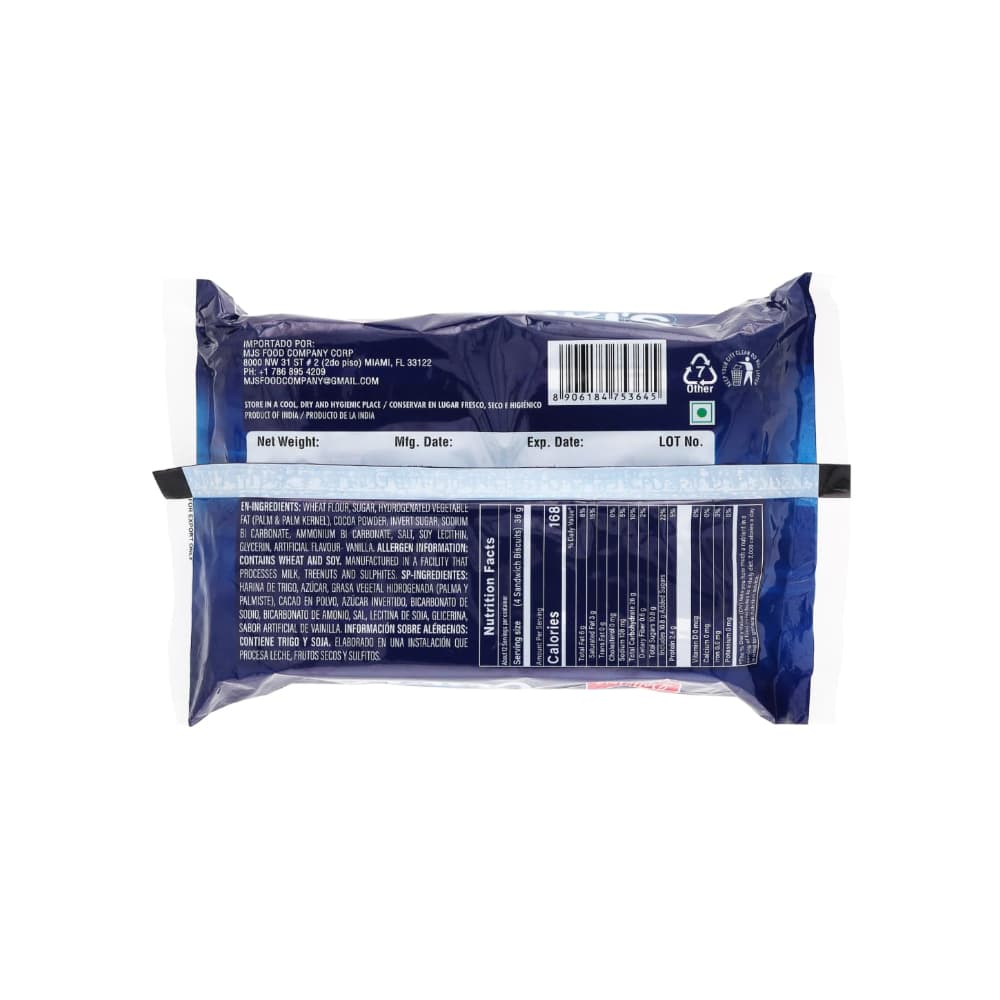 Galletas de cacao rellenas de vainilla Delizola (432 g / 15.24 oz) - 2