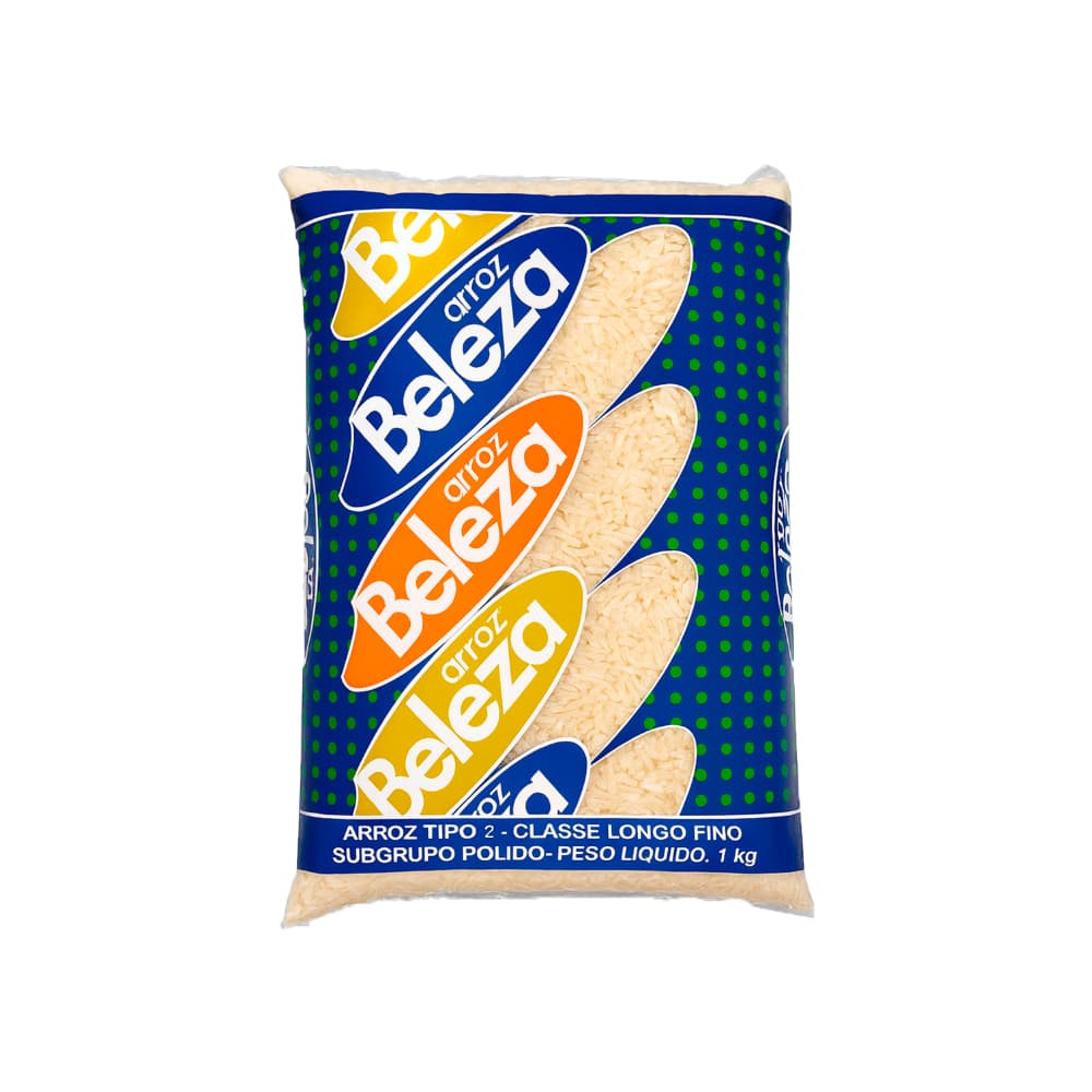 Arroz tipo 2 Beleza (1 kg / 2.20 lb)
