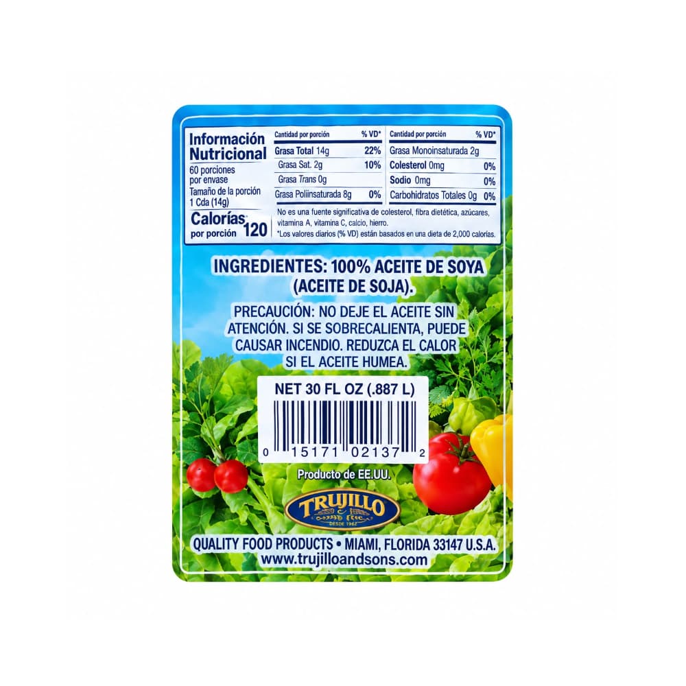 Aceite vegetal Alberto (887 ml) - 3