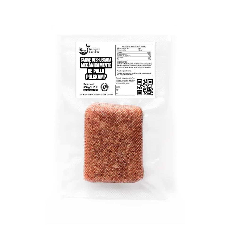 Carne deshuesada mecánicamente de pollo polskamp La Finca (500 g / 1.1 lb) - 5