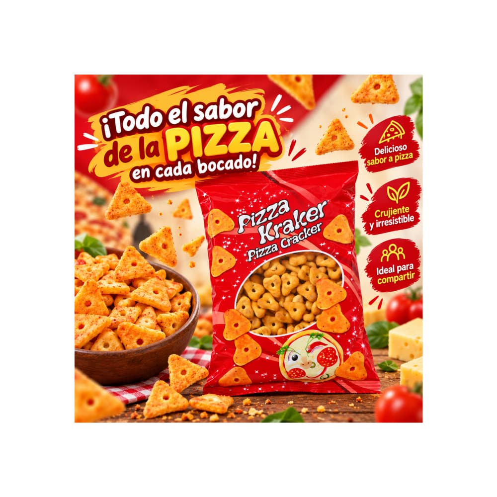 Galletas saladas tipo cracker sabor pizza ANI (120 g / 4.23 oz) - 4