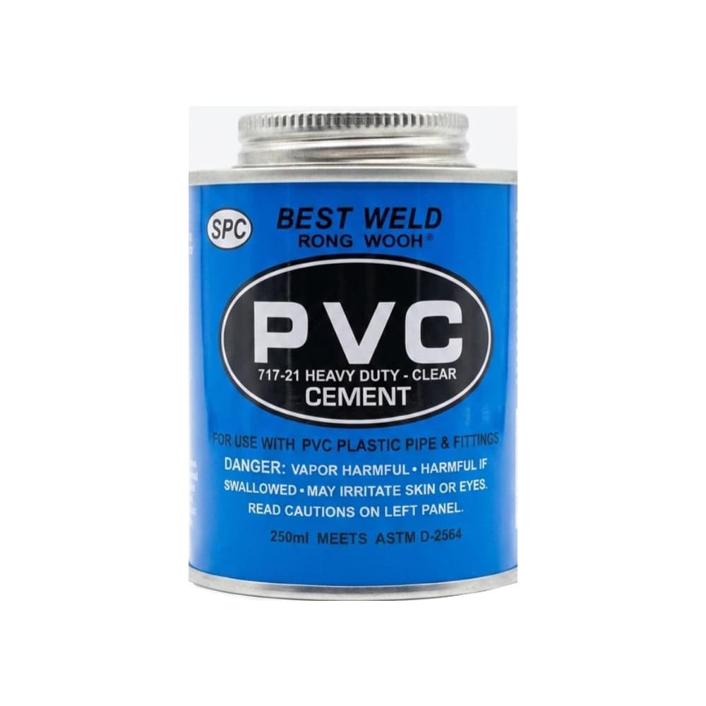 Pegamento cemento PVC Best Weld 717-21 (250 ml / 8.45 oz)