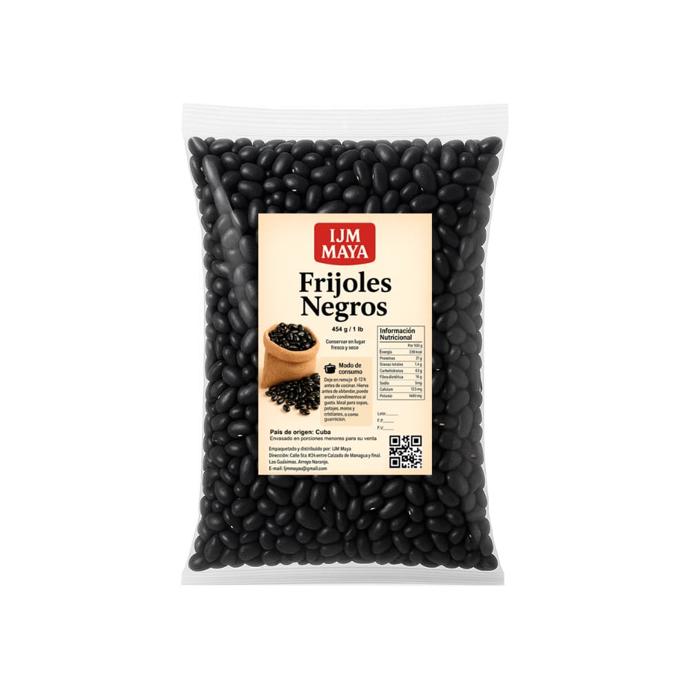 Frijoles negros IJM Maya (454 g / 1 lb) - 2