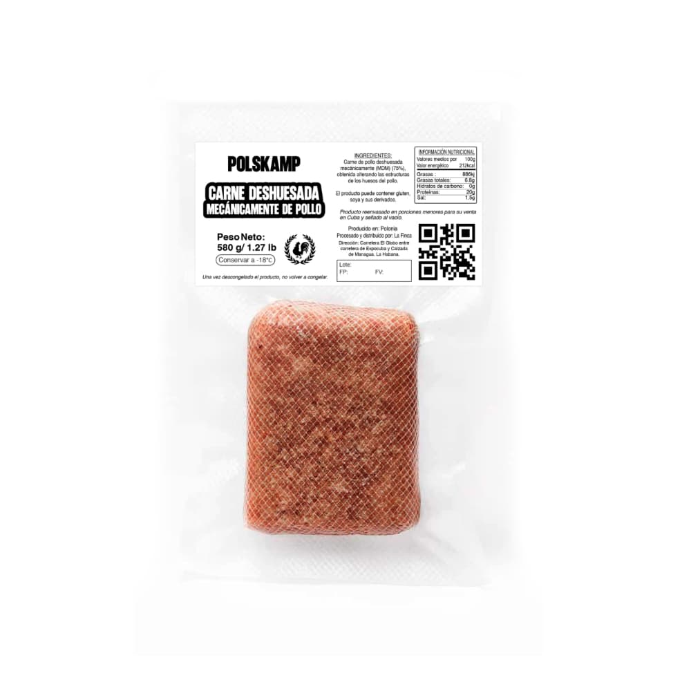 Carne deshuesada mecánicamente de pollo polskamp La Finca (500 g / 1.1 lb) - 2