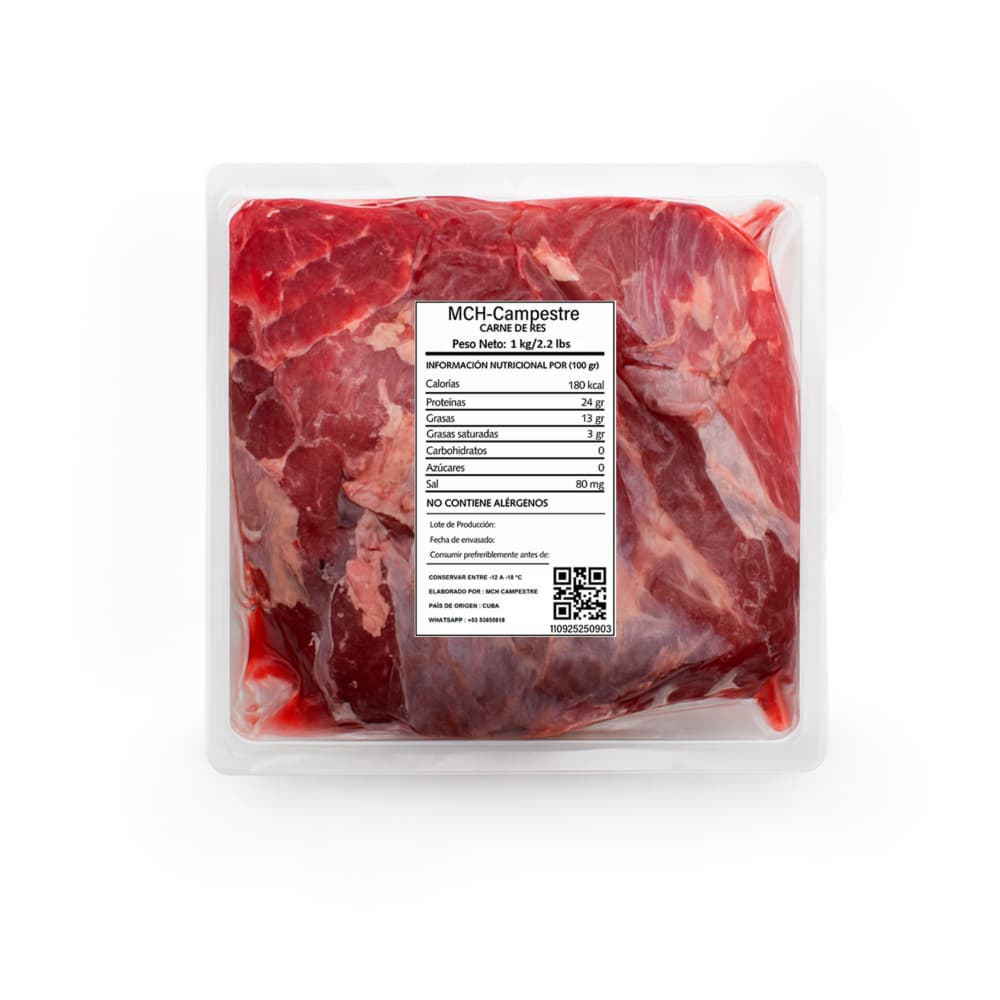 Carne de res MCH-Campestre (1 kg / 2.2 lb)