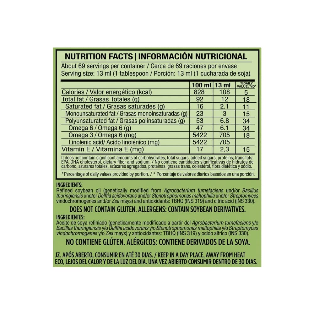 Aceite de soja refinado Coamo (900 ml) - 8