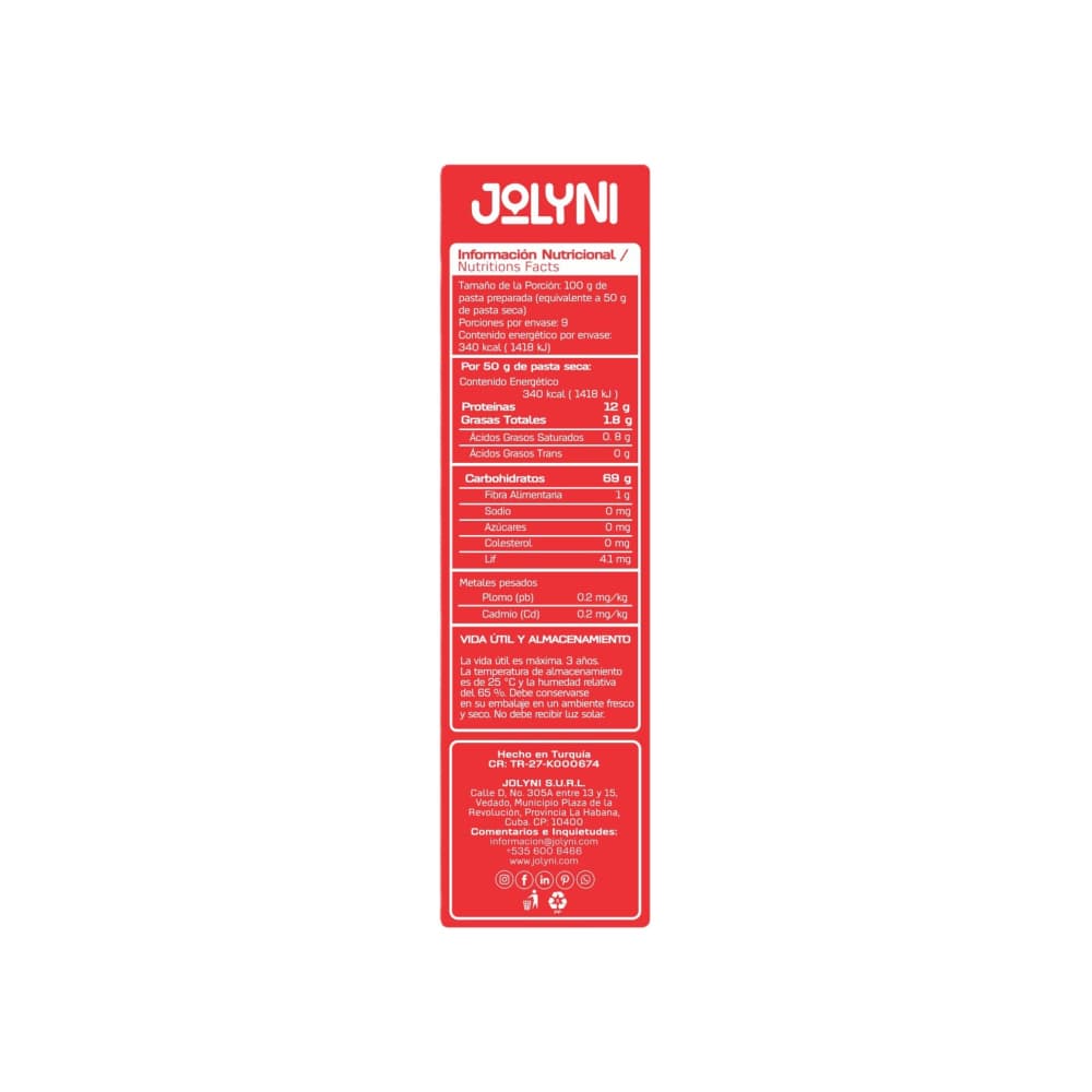 Pastas cortas - codo Big Jolyni (400 g / 14.11 oz) - 3