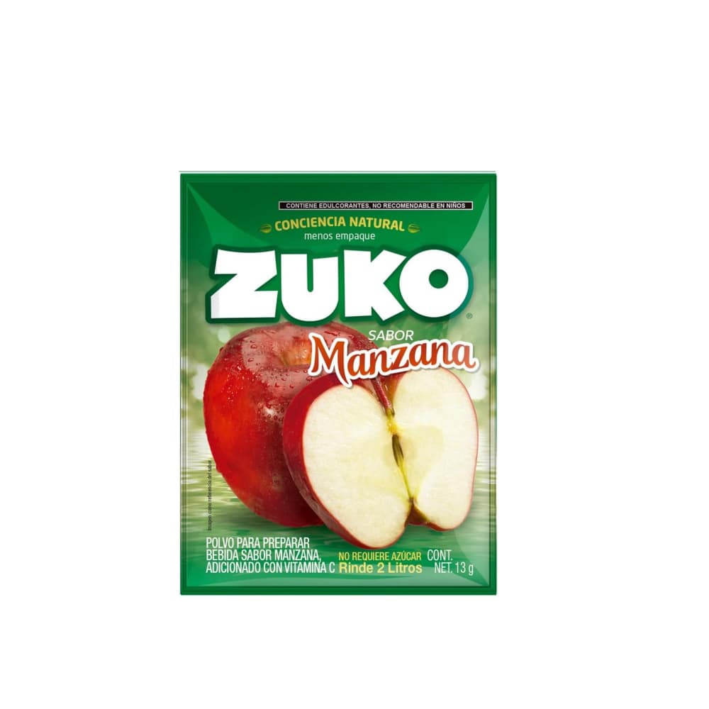 Refresco instantáneo sabor manzana Zuko (104 g / 3.67 oz) - 4