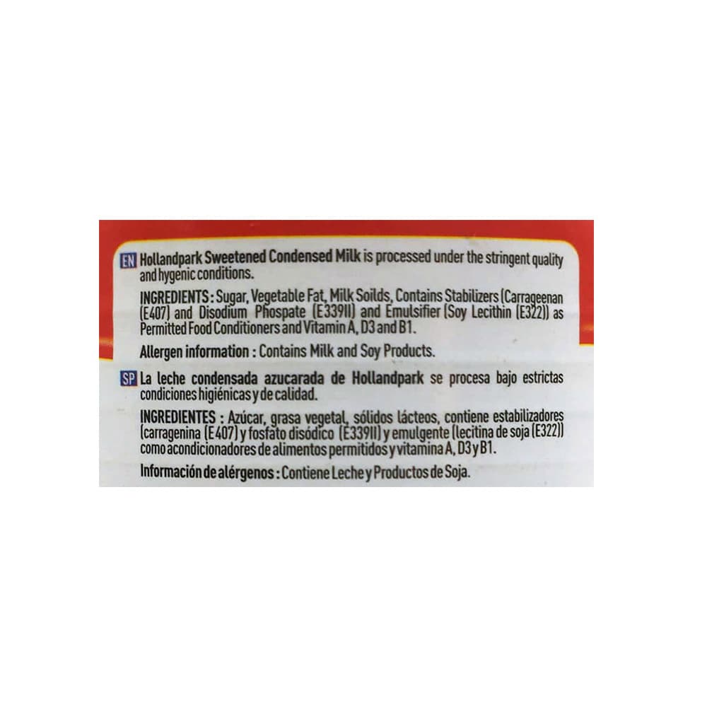 Leche condensada azucarada HollandPark (390 g / 14 oz) - 3
