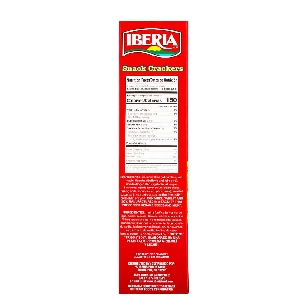 Galletas saladitas Iberia (210 g / 7.41 oz) - 3