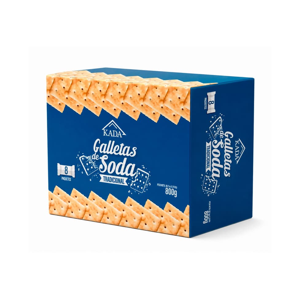 Galletas de soda tradicional Kada (800 g / 1.76 lb)